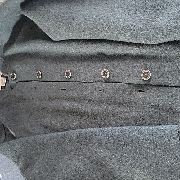 Vintage Norm Thompson Grey 100% Wool Lightweight Coat Beautiful Condition Sz Med - Picture 9 of 15